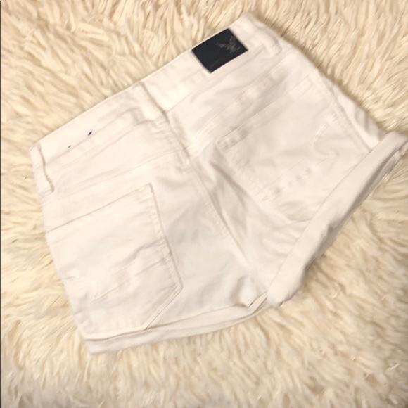 White Jean Shorts - Picture 2 of 2